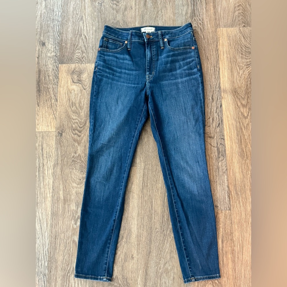 Madewell Women's Size 28 Jeans Curvy High Rise Skinny Denim Blue Casual